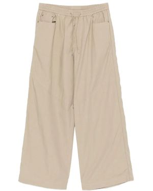 Juun.J Pantalon Ample À Lien De Resserrage - White