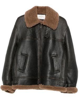 Saint Laurent Chaqueta Con Ribetes - Negro