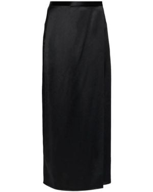 By Malene Birger Gonna Midi Pacia A Portafoglio - Nero