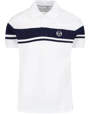 Sergio Tacchini Polo Youngline Con Detalle De Rayas - Blanco