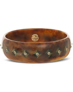 Mark Davis 18K Bakelite Bracelet - Brown
