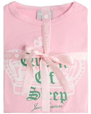 Juicy Couture Pijama Queen Of Sleep - Rosa