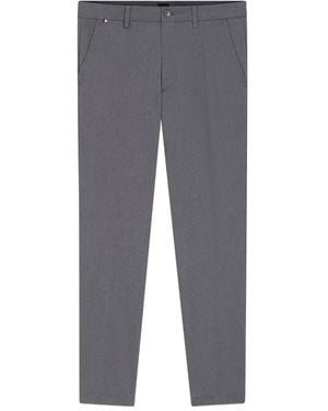 BOSS Pressed-Crease Tapered Pants - Gray