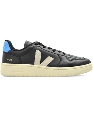 Veja V-82 Ii Leather Sneakers - Blue