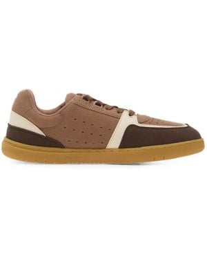 Barebarics Wave 2.0 Perforated Panelled Trainers - Brown