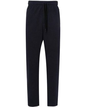 Harris Wharf London Cotton-Blend Seersucker Trousers - Blue