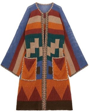 Fortela Lara Maxi Cardigan - Orange