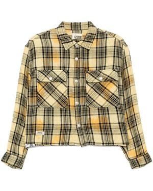 Izzue Checked Shirt - Metallic