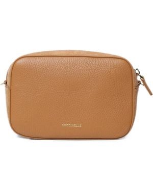 Coccinelle Tebe Quilted Mini Bag - Brown