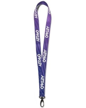 Oakley Wanderlust Logo-Print Lanyard - Blue