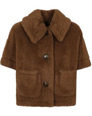 Max Mara Button-Up Jacket - Brown