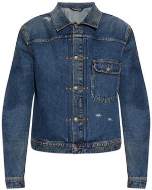 Palm Angels Denim Jacket - Blue