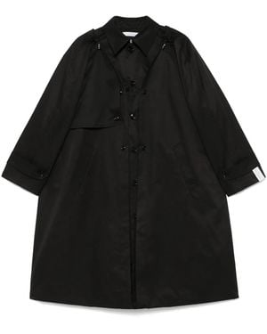 ROKH Button-Up Coat - Black
