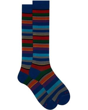 Gallo Striped Socks - Blue