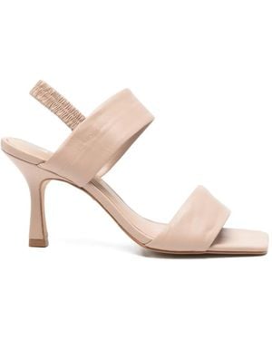 Carrano Square-Toe Sandals - Pink