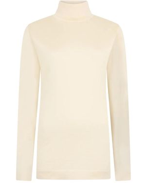 Malo Roll-Neck Jumper - White