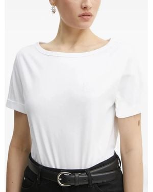Liviana Conti Cotton T-Shirt - White