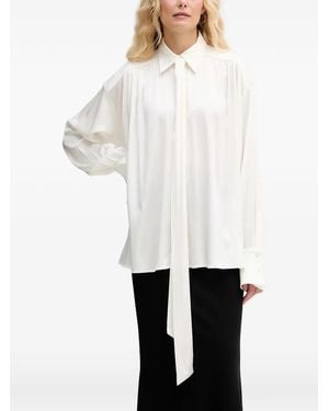 Aniye By Bonny Tie-Neck Shirt - White