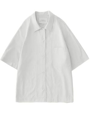 Studio Nicholson Delos Point-Collar Pocket Shirt - White