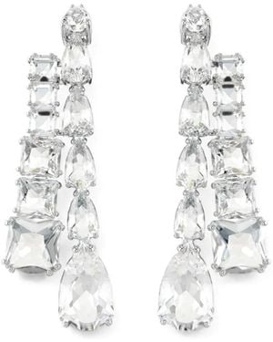 Swarovski Aros Matrix Con Cristales - Blanco
