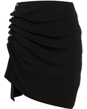 Rabanne Pleated Miniskirt - Black
