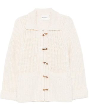 Isabel Marant Cardigan Delinda À Fermeture Brandebourg - White