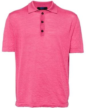 Kiton Poloshirt Mit Kurzen Ärmeln - Pink