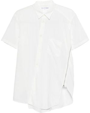 Comme des Garçons Chemise À Détail De Zip - White