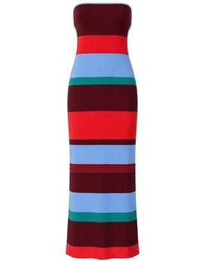 Baobab Mambo Strapless Maxi Dress - Red