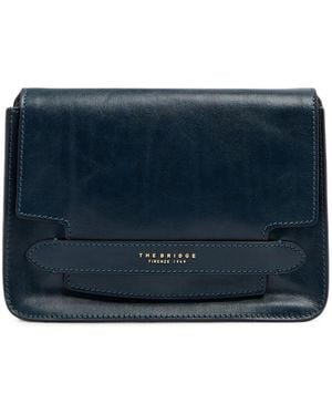 The Bridge Sac À Bandoulière Lucrezia En Cuir - Blue