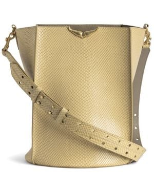 Zadig & Voltaire Boderline Xl Bucket Bag - Natural