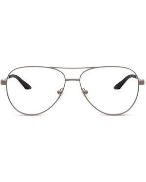ARMANI EXCHANGE Bril Met Piloten Montuur - Wit