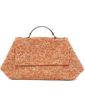 IBELIV Lahady Raffia Tote Bag - Brown