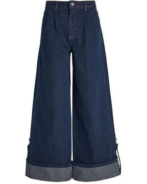 Damson Madder Jeans Con Risvolto - Blu