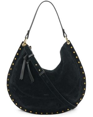 Isabel Marant Oskan Soft L Suede Bag - Negro