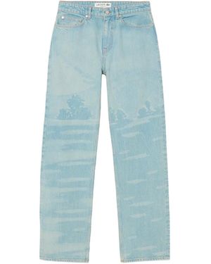 Lacoste Logo-Detail Jeans - Blue