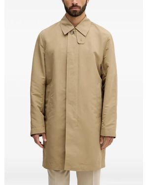 BOSS Clark Button-Up Coat - Natural