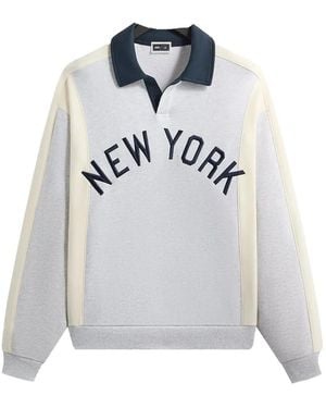 Kith X New York Yankees Nelson Panelled Rugby Sweatshirt - Grey