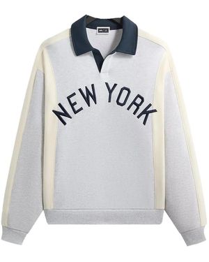 Kith X New York Yankees Nelson Panelled Rugby Sweatshirt - Grey