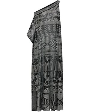 CAMILLA The Egypt Effect maxi dress - Gris