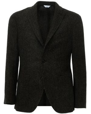 Boglioli Chest-Pocket Single-Breasted Blazer - Black
