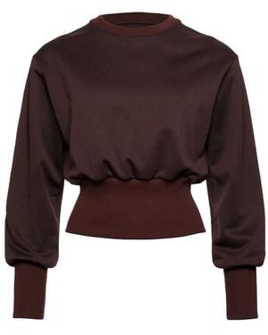 Eres Sudadera Corta Isadora - Marrón