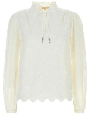 MICHAEL Michael Kors Blusa Con Bordado Floral - Blanco