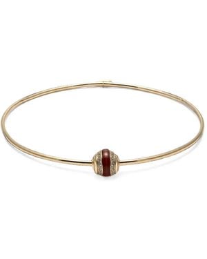 Eddie Borgo Lenox Pavé-Halskette Mit Karneol - Mettallic