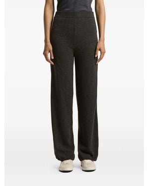 Peserico Stripe-Detail Trousers - Black