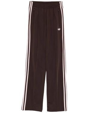 adidas Logo-Embroidered Trousers - Brown