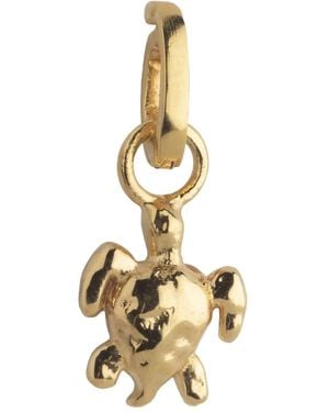 Enamel Copenhagen Turle-Motif Charm - Metallic