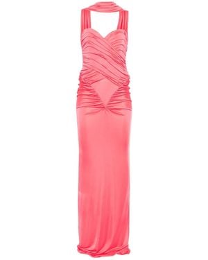 The New Arrivals Ilkyaz Ozel Off-Shoulder Dress - Pink