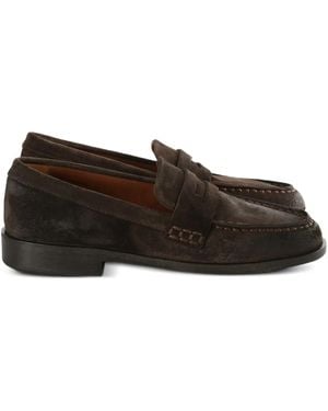 Marsèll Penny-Strap Leather Loafers - Brown