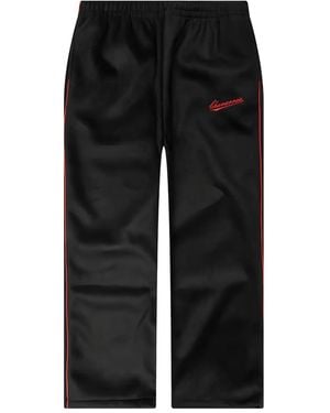 Willy Chavarria Ruff Rider Side-Stripe Trousers - Black